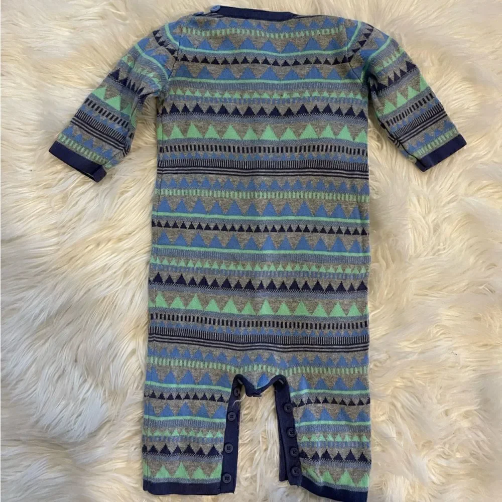 Bonnie Baby London Knit Onesie | SZ 6-12 months